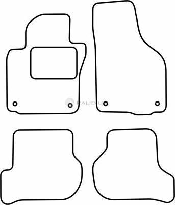 Ashuki PAL18-1815 - Floor Mat Set car-mod.net