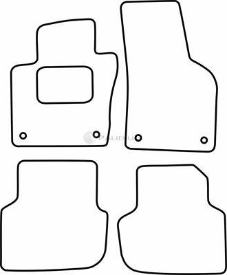 Ashuki PAL18-1816 - Floor Mat Set car-mod.net
