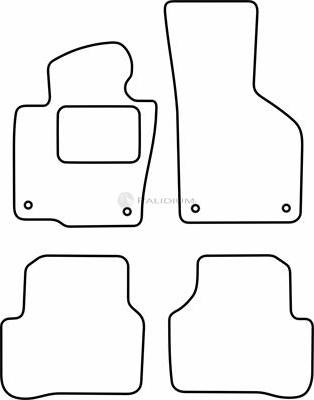 Ashuki PAL18-1824 - Floor Mat Set car-mod.net