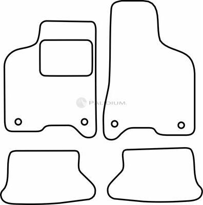 Ashuki PAL18-1820 - Floor Mat Set car-mod.net