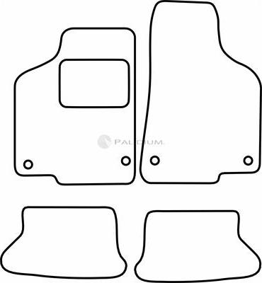 Ashuki PAL18-1821 - Floor Mat Set car-mod.net