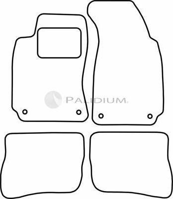 Ashuki PAL18-1823 - Floor Mat Set car-mod.net