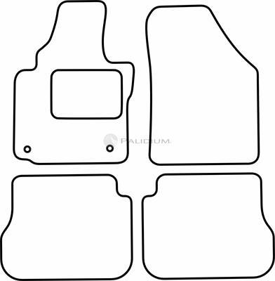 Ashuki PAL18-1786 - Floor Mat Set car-mod.net