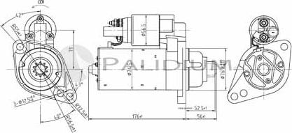 Ashuki PAL17-1006 - Starter car-mod.net