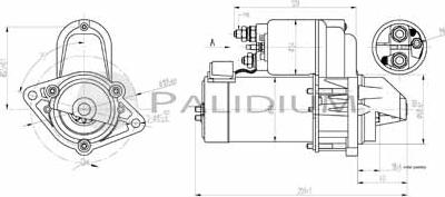 Ashuki PAL17-1003 - Starter car-mod.net
