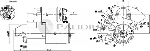 Ashuki PAL17-1014 - Starter car-mod.net