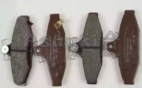 Ashuki SY010-01 - Brake Pad Set, disc brake car-mod.net
