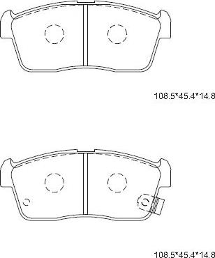 HELLA 8DB 355 015-811 - Brake Pad Set, disc brake car-mod.net