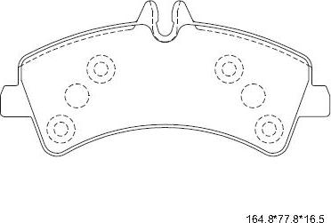 Asimco KD7548 - Brake Pad Set, disc brake car-mod.net