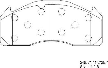 Asimco KD7801 - Brake Pad Set, disc brake car-mod.net