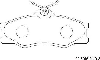 Asimco KD7777 - Brake Pad Set, disc brake car-mod.net