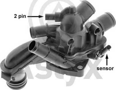 Aslyx AS-535870 - Coolant thermostat / housing car-mod.net