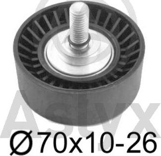 Aslyx AS-521157 - Pulley, v-ribbed belt car-mod.net