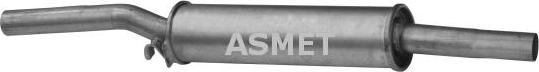 Asmet 04.028 - Middle Silencer car-mod.net