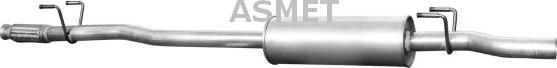 Asmet 04.103 - Middle Silencer car-mod.net