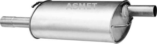 Asmet 04.110 - Middle Silencer car-mod.net
