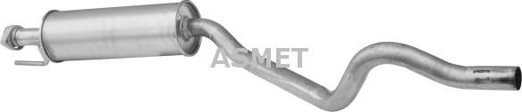 Asmet 05.070 - Middle Silencer car-mod.net