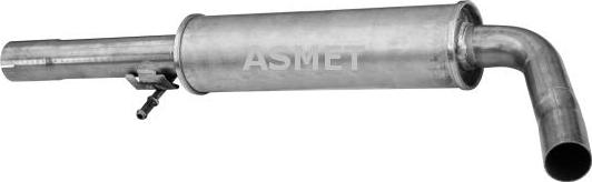 Asmet 03.076 - Middle Silencer car-mod.net