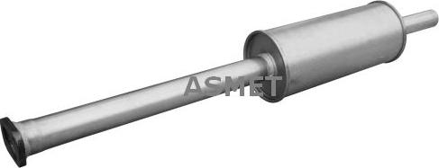 Asmet 07.258 - Middle Silencer car-mod.net