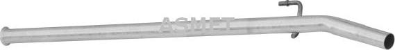Asmet 10.070 - Exhaust Pipe car-mod.net