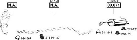 Asmet CI090880 - Exhaust System car-mod.net