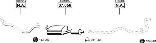 Asmet FO075490 - Exhaust System car-mod.net