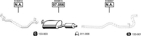 Asmet FO075215 - Exhaust System car-mod.net