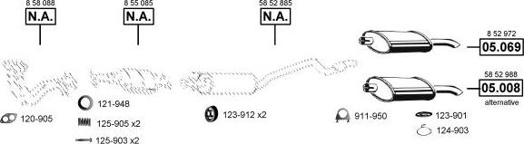 Asmet OP050565 - Exhaust System car-mod.net