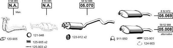 Asmet OP050560 - Exhaust System car-mod.net