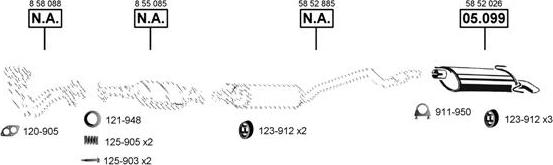 Asmet OP050575 - Exhaust System car-mod.net