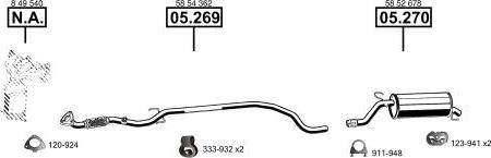 Asmet OP052610 - Exhaust System car-mod.net