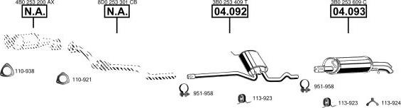 Asmet VA034030 - Exhaust System car-mod.net