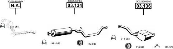 Asmet VA034231 - Exhaust System car-mod.net