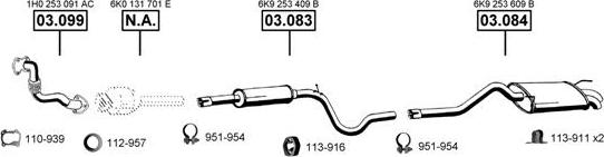 Asmet VA030915 - Exhaust System car-mod.net