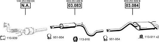 Asmet VA030920 - Exhaust System car-mod.net