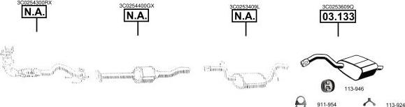 Asmet VA033910 - Exhaust System car-mod.net