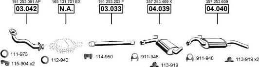 Asmet VA033985 - Exhaust System car-mod.net
