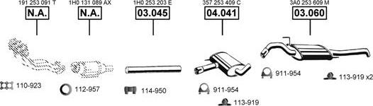 Asmet VA033885 - Exhaust System car-mod.net