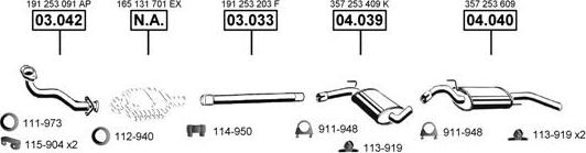 Asmet VA033880 - Exhaust System car-mod.net