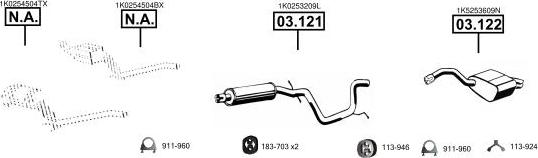 Asmet VA033275 - Exhaust System car-mod.net