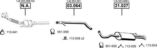 Asmet VA032710 - Exhaust System car-mod.net