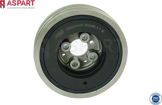 ASPART 8CBP1002 - Belt Pulley, crankshaft car-mod.net