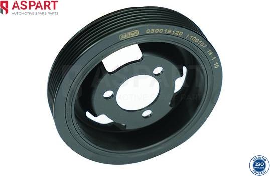 ASPART 8CBP1017 - Belt Pulley, crankshaft car-mod.net