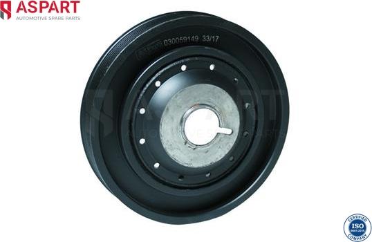 ASPART 8CBP1028 - Belt Pulley, crankshaft car-mod.net