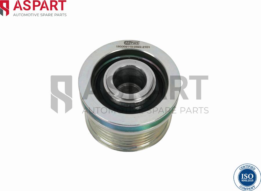 ASPART 8DGP1022 - Pulley, alternator, freewheel clutch car-mod.net