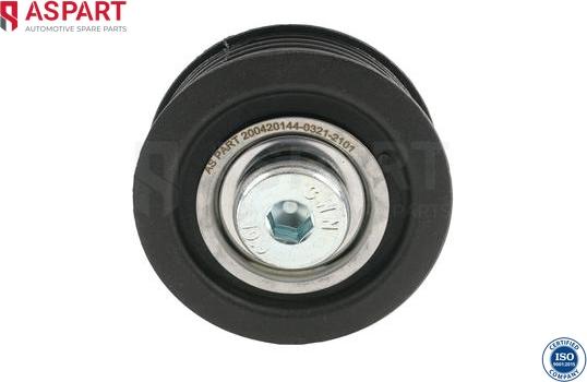 ASPART 8DGP1155 - Pulley, v-ribbed belt car-mod.net