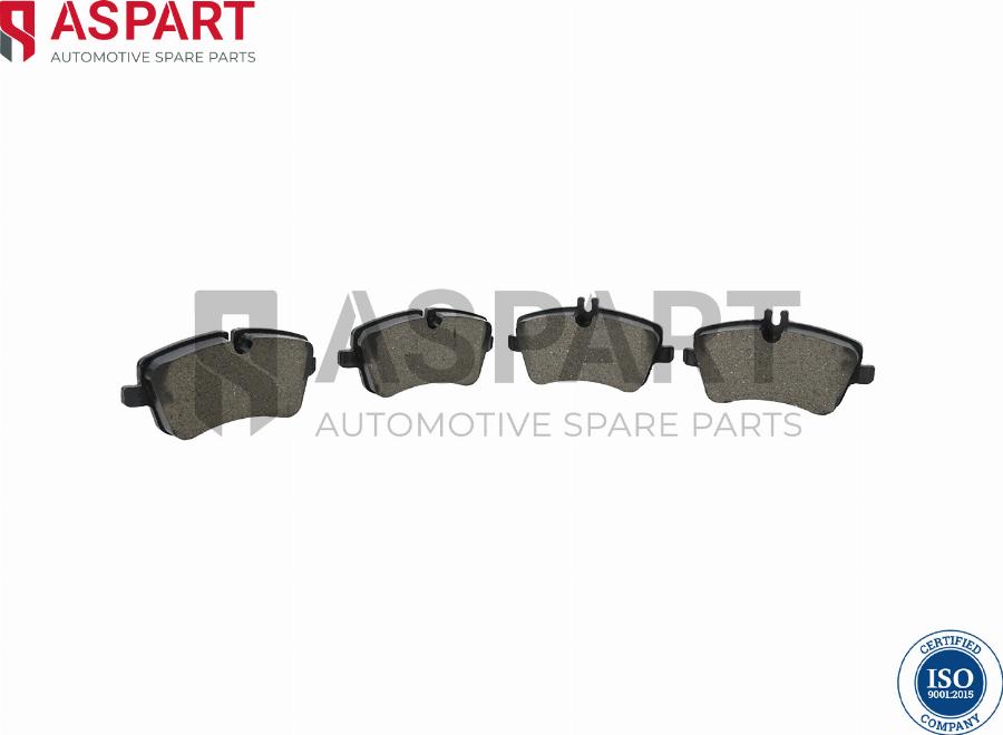 ASPART 3BPA1049 - Brake Pad Set, disc brake car-mod.net