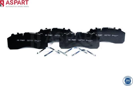 ASPART 3BPA1001 - Brake Pad Set, disc brake car-mod.net
