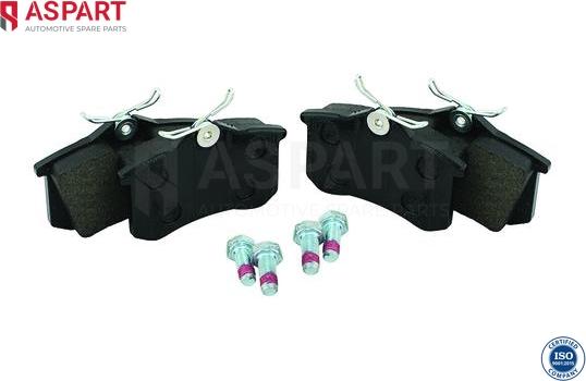 ASPART 3BPA1019 - Brake Pad Set, disc brake car-mod.net