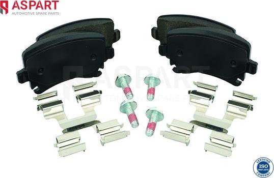 ASPART 3BPA1073 - Brake Pad Set, disc brake car-mod.net